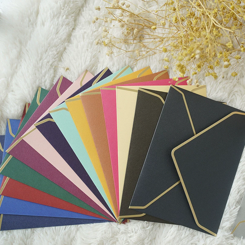 Sophisticated multicoloured elite postcard for elementary school students, Birthday gift