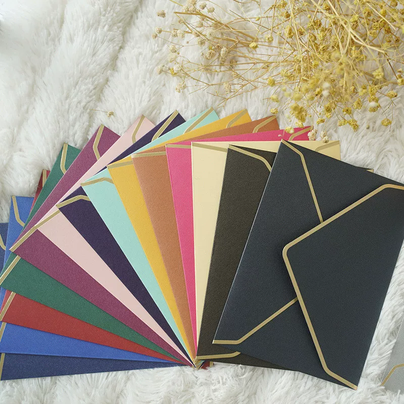 Sophisticated multicoloured elite postcard for elementary school students, Birthday gift