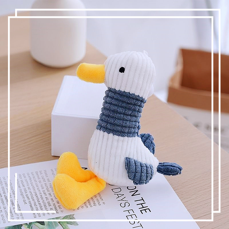 Creative Cute Cheering Duck Pendant Ugly Duckling Keychain Clothing Backpack Decoration Plush Toy Small Pendant