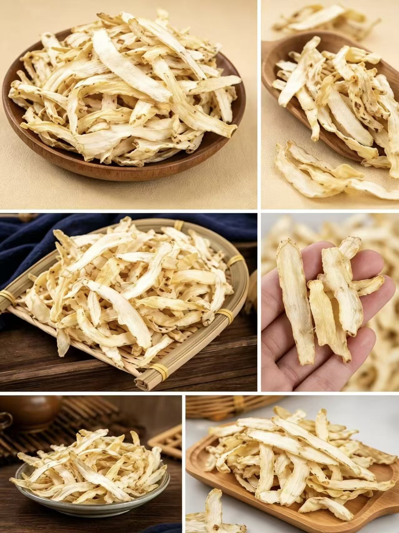 Yu Zhu Dried Polygonatum Slices 1000g Hunan Solomons Seal Root for Soup and Tea key features