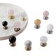 Light Luxury Crystal Pure Copper Small Handle American Style Light Luxury Modern Wardrobe Simple French Style Marble Brass Cabinet Door Handle
