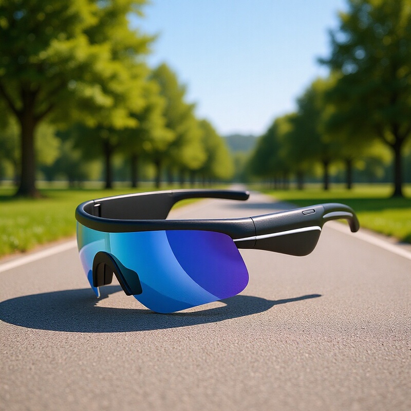 Bluetooth Smart Wearable Glasses for Outdoor Sports, Cycling, Voice Navigation Sunglasses G120 Oem Customization