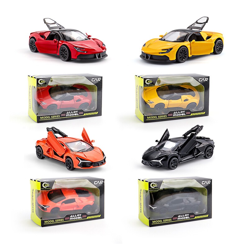 [特別卸売] 合金 1:43 モデル金属シミュレーションカーギフトスポーツカー装飾品ドアが開くおもちゃの車|undefined