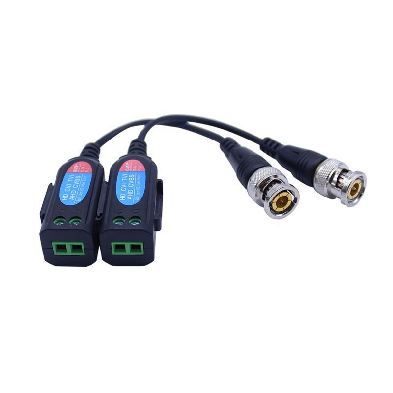 高清双绞线传输器 HD TVI CVI AHD 拼接5MP 8MP 监控视频传输配件