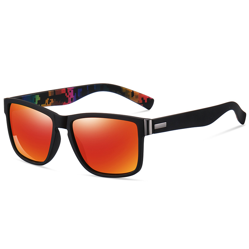 3041 black frame orange red film