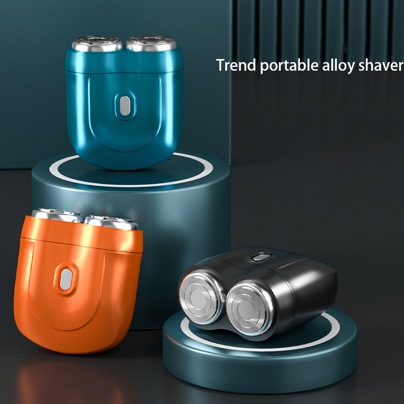 New cross-border dual-head mini magnetic shaver, portable electric shaver for men, rechargeable electric shaver New cross-border dual-head mini magnetic shaver, portable electric shaver for men, rechargeable electric shaver