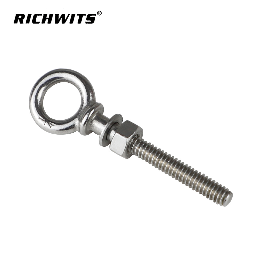 不锈钢316美式G277吊环螺栓 UNC螺纹吊环螺丝 船用吊环 索具