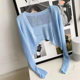 Imitation Linen Knitted Sun Protection Cardigan Top, Small Outwear, Women's Thin Shawl, Summer with Suspender Skirt and Waistcoat Cover