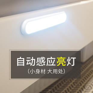 Foreign Trade Tail Goods Clearance Smart Sensor Wardrobe Light Mini Human Body Infrared Sensor Cabinet Light Outdoor Lighting