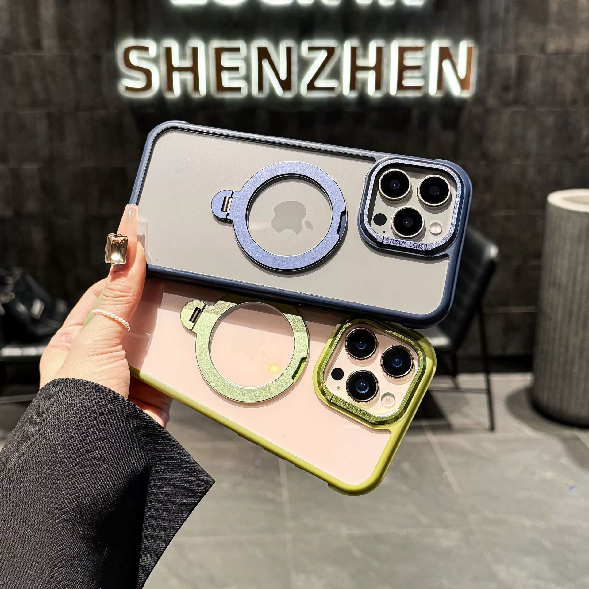 Apple, iPhone17, совместимый чехол для телефона, акриловые защитные угловые крышки, падение защита, 13