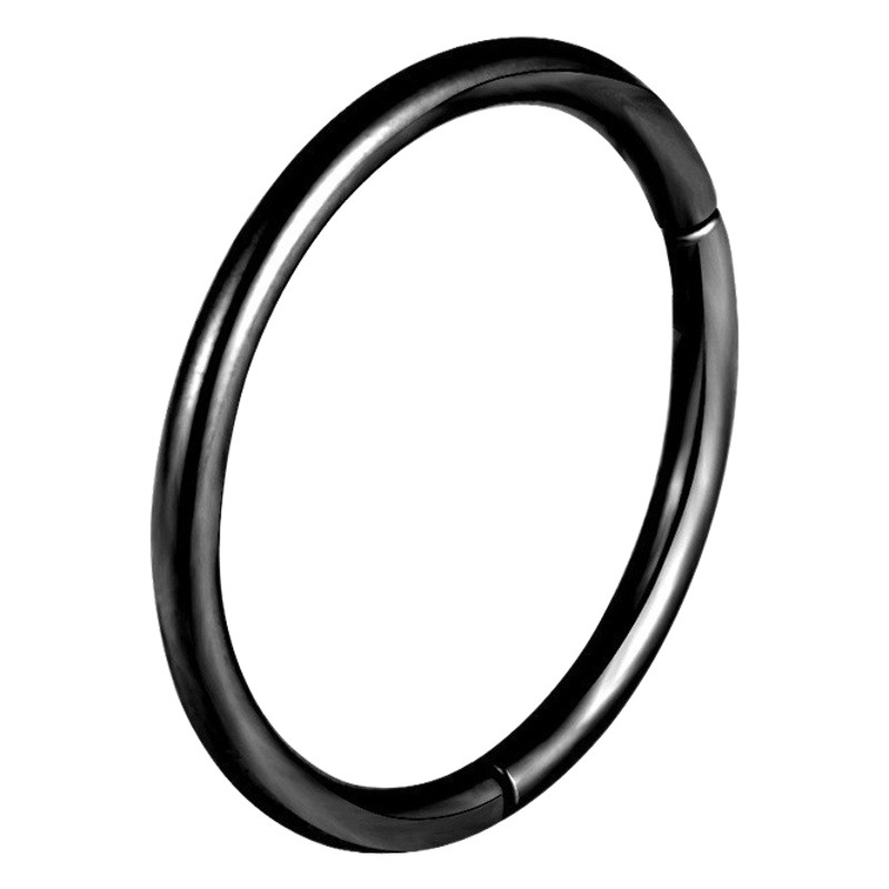Cross-border stainless steel hinge interface ring nose ring lip decoration ring nose septum body piercing jewelry split ring batch