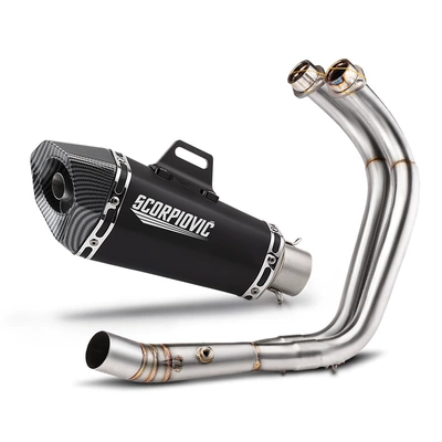 pipe full section modification MT07 – Motorcycle exhaust pipe