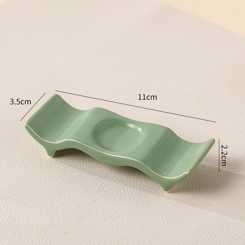 クリーム風置物食器セラミック箸立て多目的箸立て箸枕箸立てスプーンスプーンホルダー公箸立てスプーン|undefined
