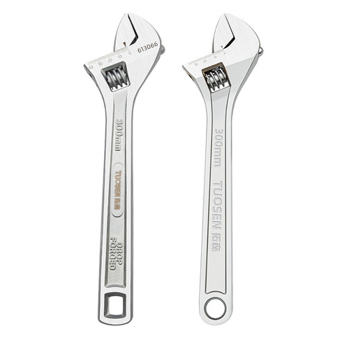 Toson Hardware Tools Adjustable Wrench Industrial Grade Wrench 12 Inch Open Wrench Adjustable Wrench 15 Inch Adjustable Wrench 