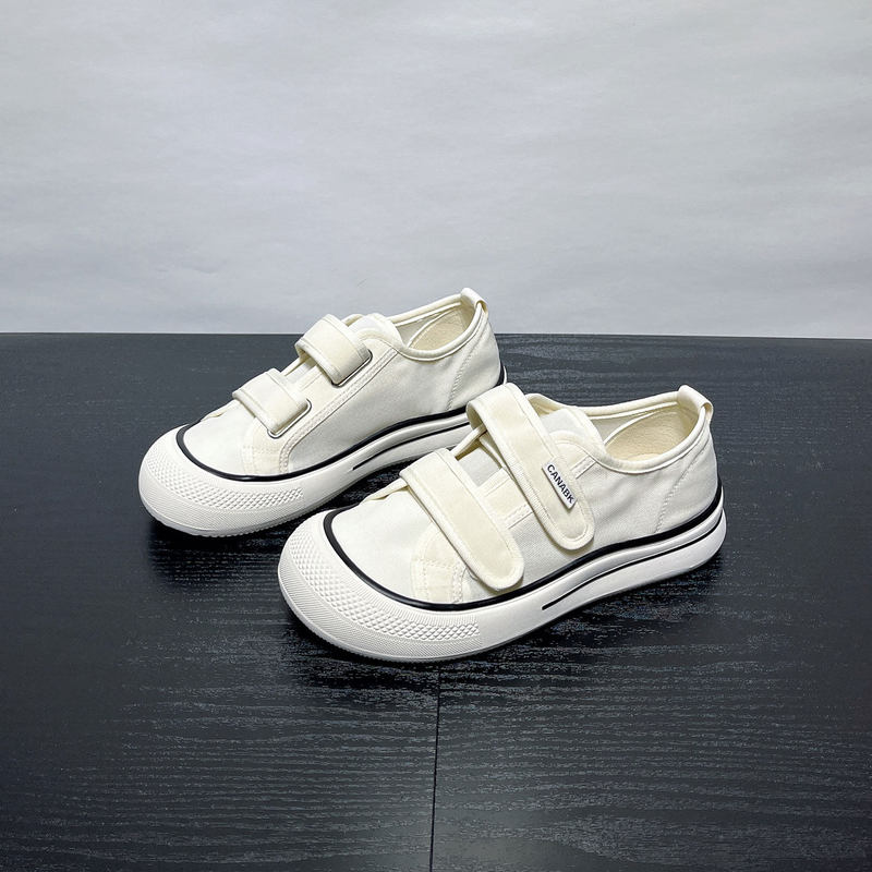 Super Stylish Magic Tape White Sneakers for Women, Breathable Mesh Shoes for Summer, 2026 New Versatile Soft-Soled Casual Women's Shoes Super Stylish Magic Tape White Sneakers for Women, Breathable Mesh Shoes for Summer, 2026 New Versatile Soft-Soled Casual Women's Shoes