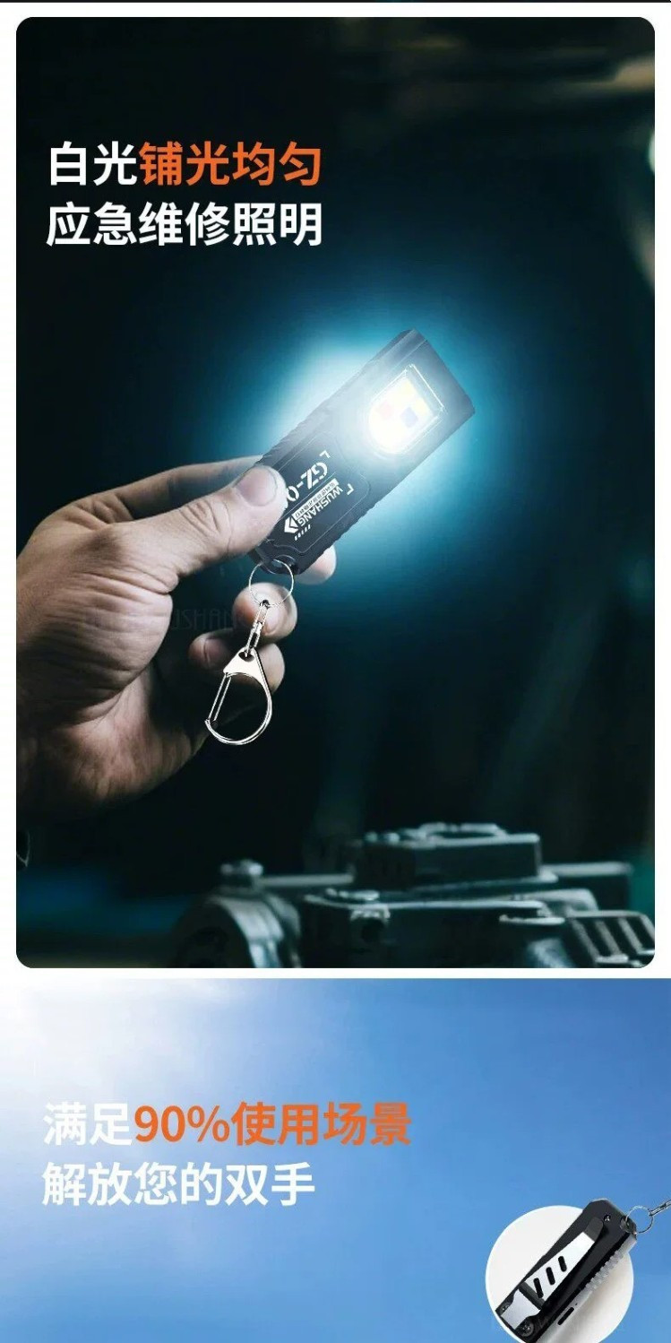 Cross-border high-power flashlight, rechargeable, portable, with ultra-long battery life, long-range beam, waterproof, and multi-functional, suitable for outdoor use and home use, providing extremely 