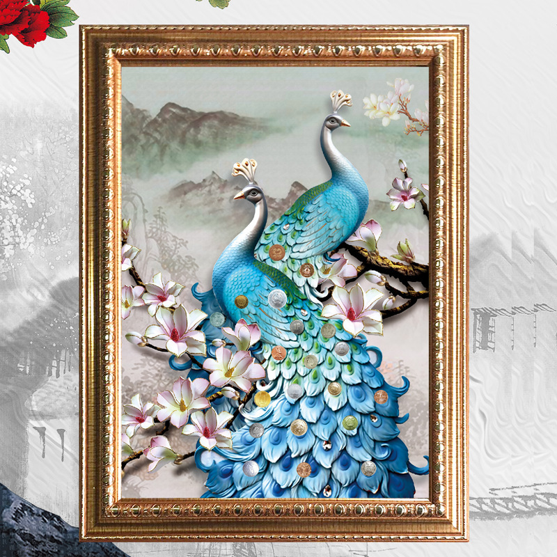 20 Countries, 30 Countries, World Florals, Foreign Coins, Wall Hangings, Murals, Rich Flower Road, Money Tree