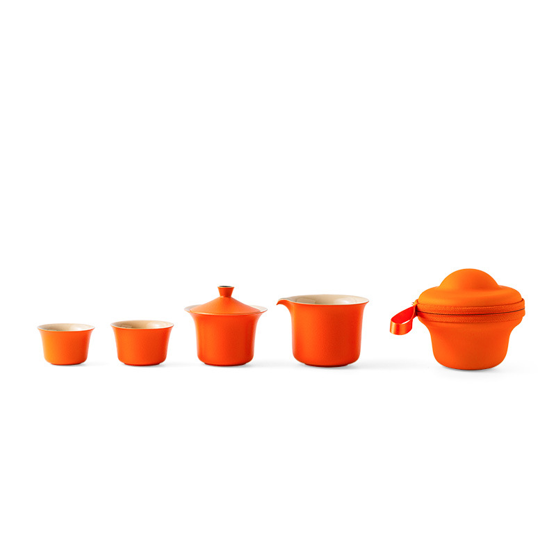 Juego de Té Portátil de Viaje 1 Tetera y 2 Tazas para Negocios image 5