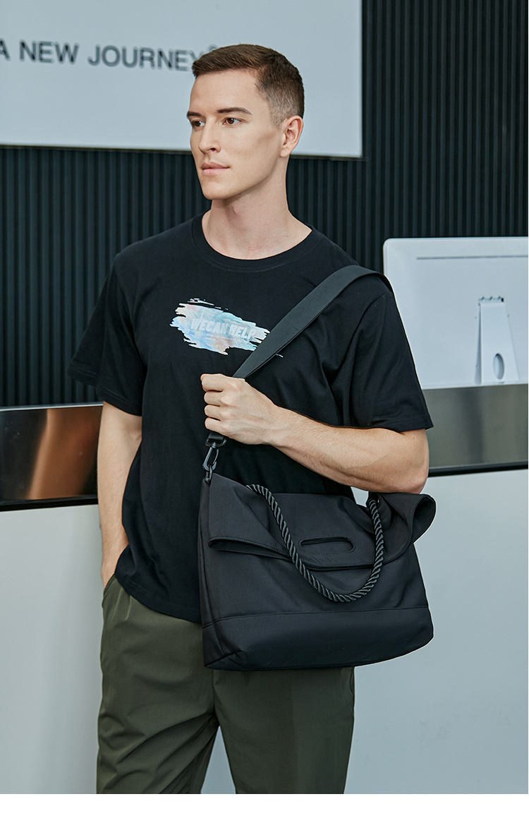Messenger Bag For Men Large Shoulder Bag Crossbody Style Durable_voghion.com