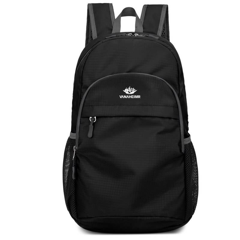 Mochila Mochila para estudiantes de viajes al aire libre Mochila plegable ligera Mochila de gran capacidad anti-salpicaduras Bolsos de moda para hombres y mujeres