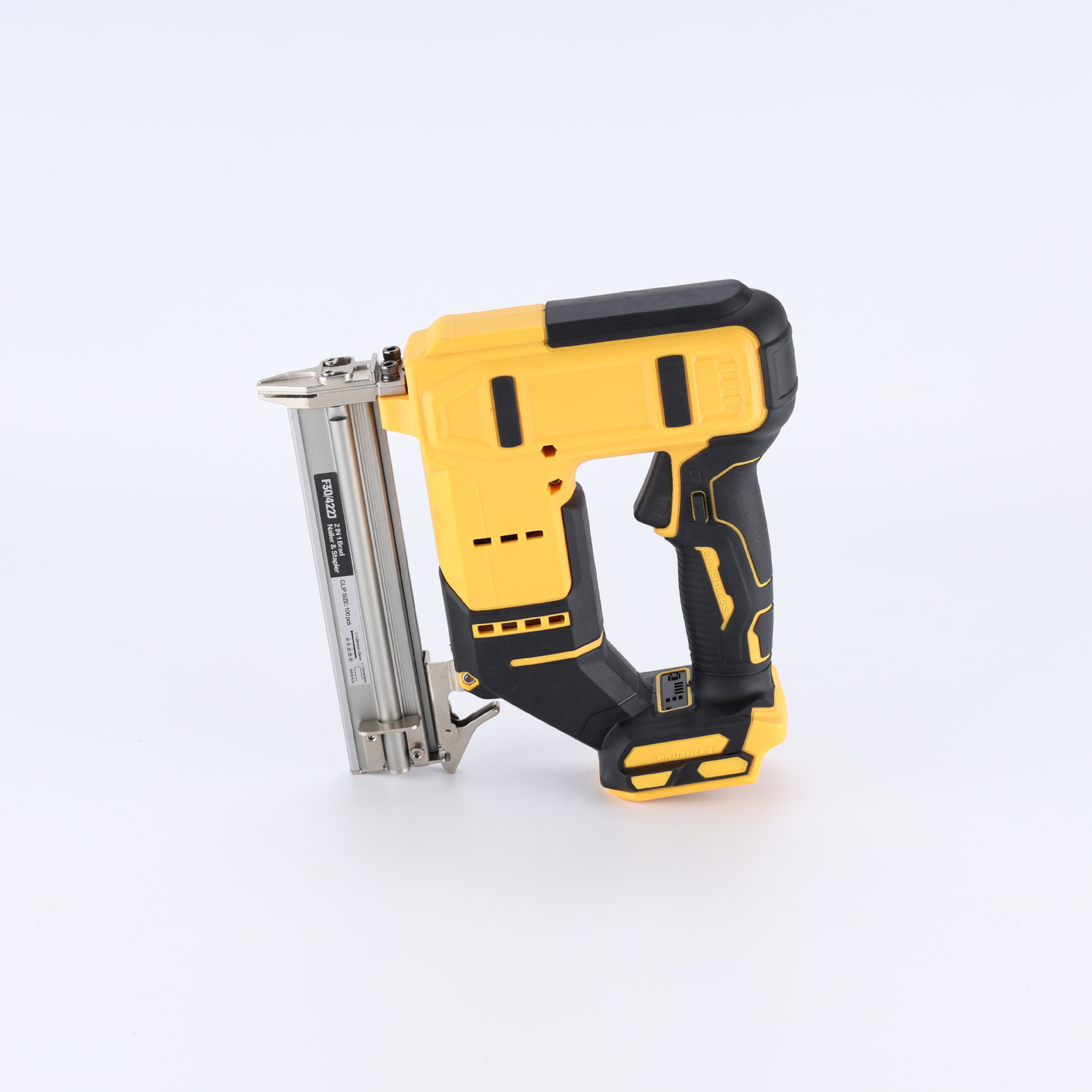 跨境 新款锂电两用高速无刷直钉码木工装修DIY射钉枪F30钉442J钉