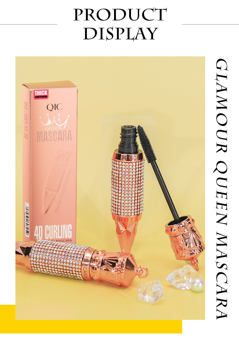 New product Queen Mascara: Thick, slender, base, curling, waterproof, and non-smudge. Live-streaming recommended mascara undefined