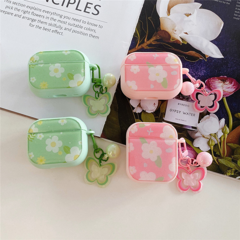Epoxy flower suitable for Apple AirPods second generation Bluetooth headset protective cover Apple Pro3 earphone shell ins style Epoxy flower suitable for Apple AirPods second generation Bluetooth headset protective cover Apple Pro3 earphone shell ins style