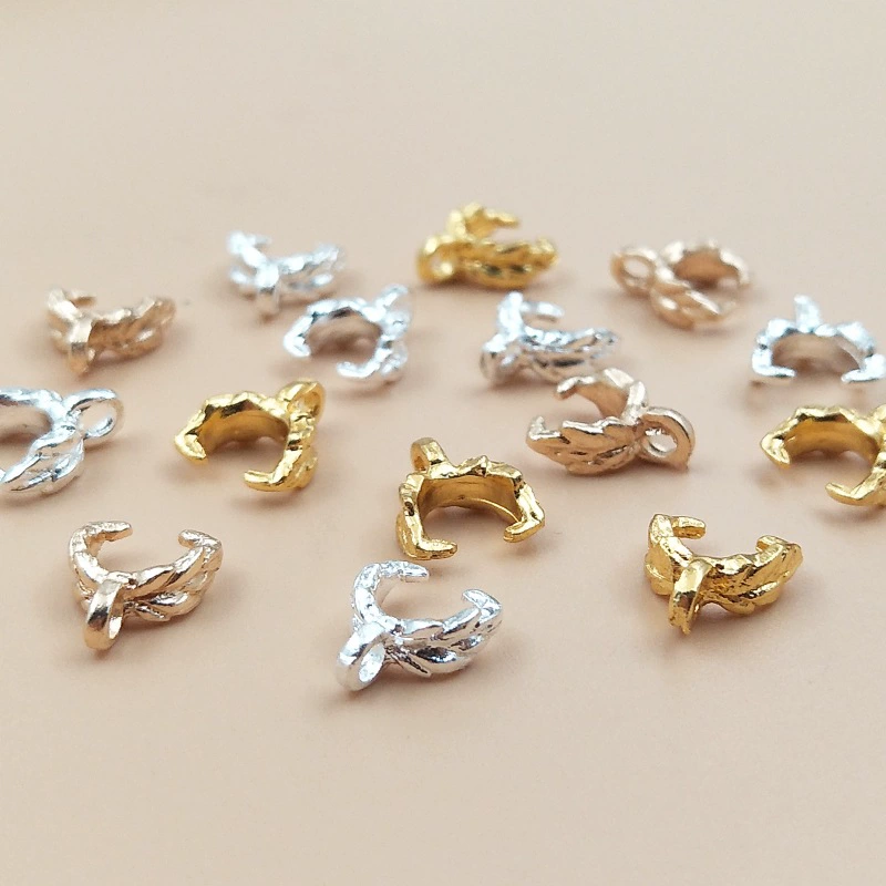 DIY ювелирные аксессуары сплав двусторонние листья Дыня Пряжка Кленовый лист кулон Пряжка шпилька древний стиль ювелирный материал 1098