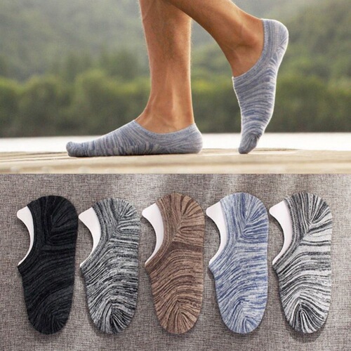 Invisible socks men's boat socks shallow mouth socks wholesale summer thin student teenagers low cut ultra short socks silicone