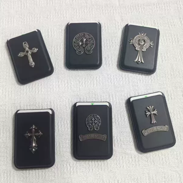 Hot-Selling Magnetic Cross-Shaped Magnetic Card Holder Suitable for Magnetic Phones and Magnetic Phone Cases, Anti-Theft and Anti-Degaussing, Handmade