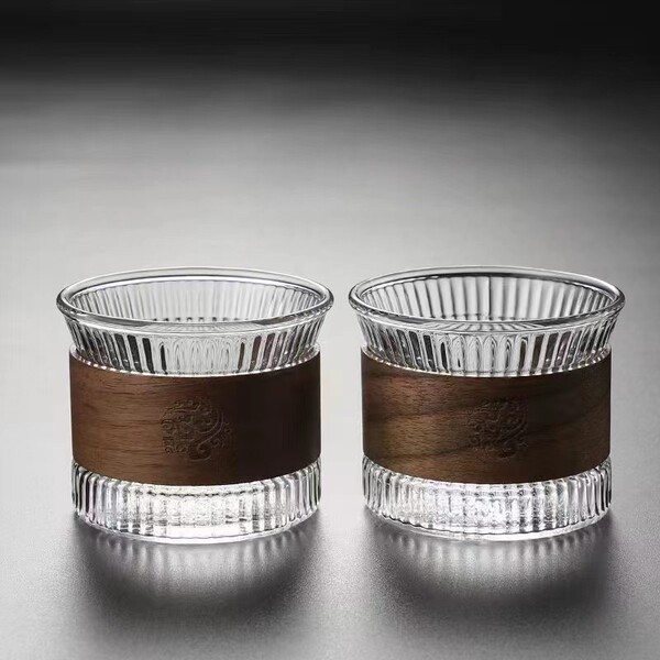 Glass coffee tea cup