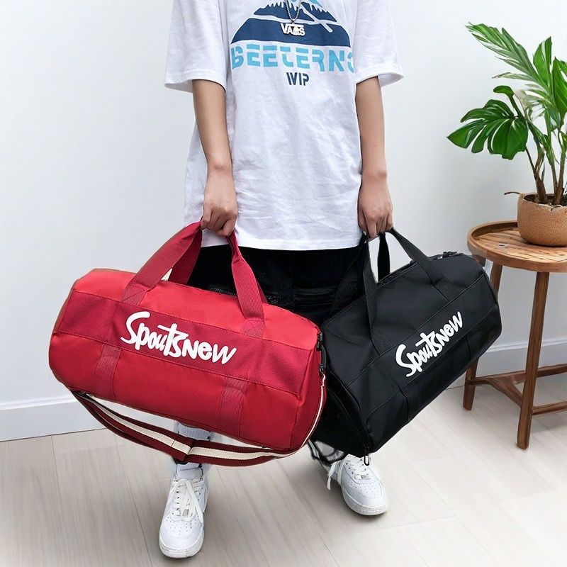 (2개) 대용량 휴대용 건조하고 젖은 별도의 수영 스포츠 가방 사첼 요가 훈련 피트니스 가방 단거리 여행 가방 도매