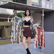 波西米亚镂空彩色针织开衫女夏季外搭披肩多巴胺防晒针织衫