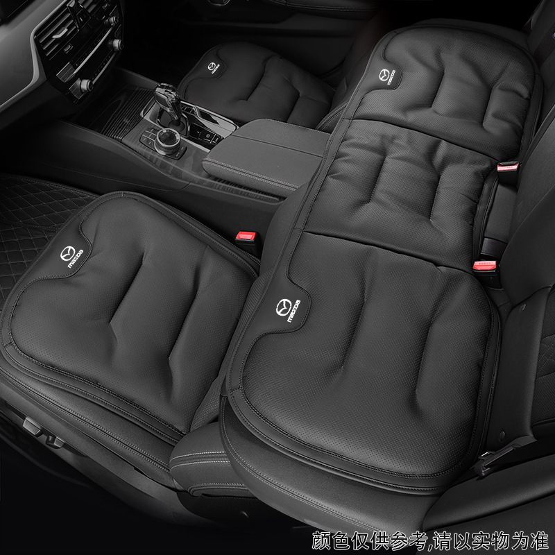 マツダ3 アンケセラ CX-30CX-4に適した、完全密閉型の夏用シートクッション、腰サポート、通気性のあるアイスシルクシートカバー|undefined