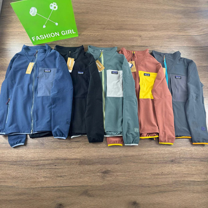 Pata Outdoor R2 TechFace Soft Case Thin Jacket Windproof Water-repellent Soft Case stand collar zipper jacket