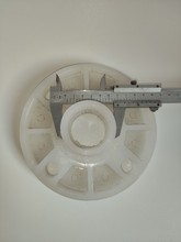 气动隔膜泵配件PP塑料法兰片外螺纹DN2540耐腐蚀酸碱化工全氟PVDF