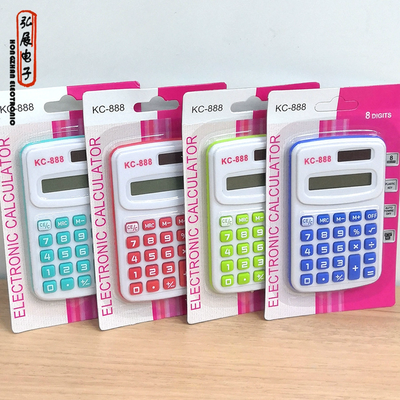 KC-888 студент компьютер мини-калькулятор милый цветной подарок LOGO рекламный студенческий калькулятор