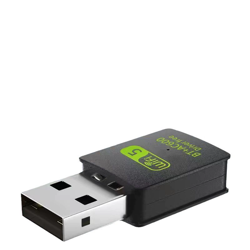 USB беспроводная сетевая карта, установка без драйвера, для стационарного компьютера, приемник Wi‑Fi