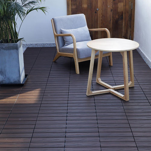 DU2P塑木地板户外防腐木露台花园设计庭院院子室外阳台木地板自己