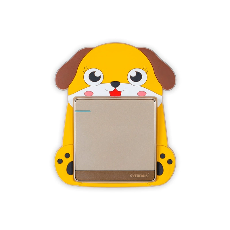 Cross-border trading), cartoon switch key, protective protective case on wall, (Physicals