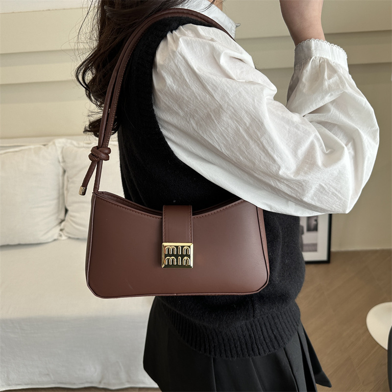 Bolsas debajo de las axilas 2025, otoño y invierno, nueva media luna, bolsas de hombro de moda, nicho, bolsas de alta calidad, bolsas de mujer, bolsas de moda