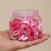 Pink 100-piece canned anti-slip ring