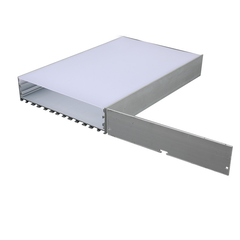 Fabricante suministro directo de lámparas de oficina LED Kit de aluminio abierto lámpara lineal de aluminio ranura lámpara ranura carcasa