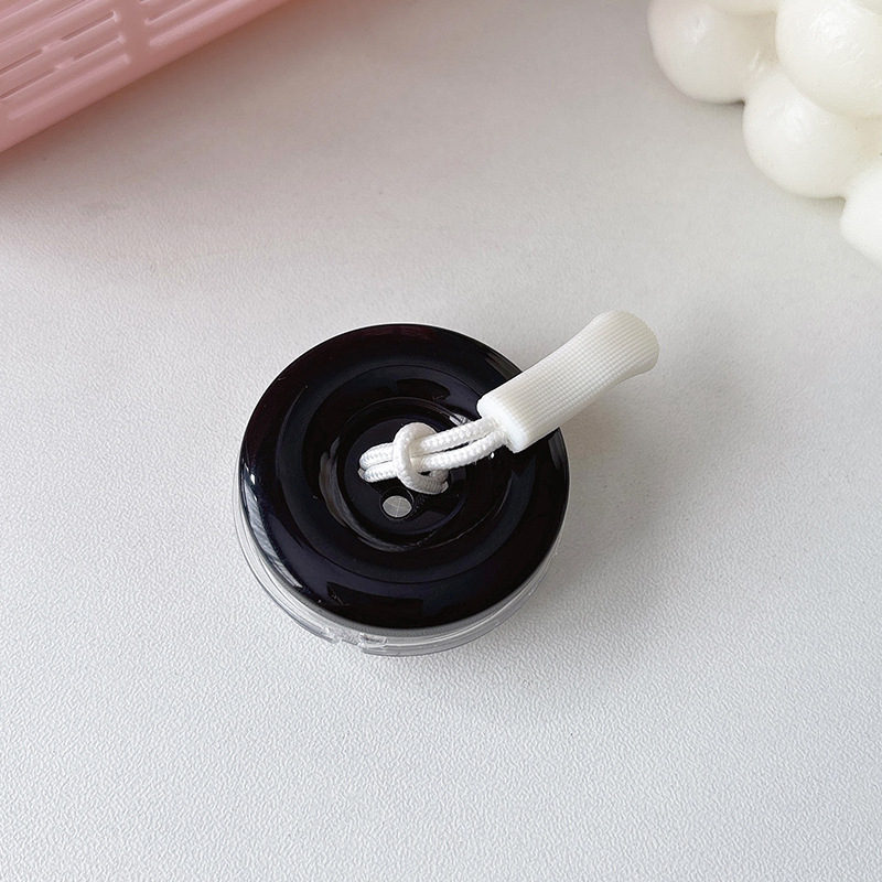 _0014_透明支架-纽扣毛毛虫-黑色