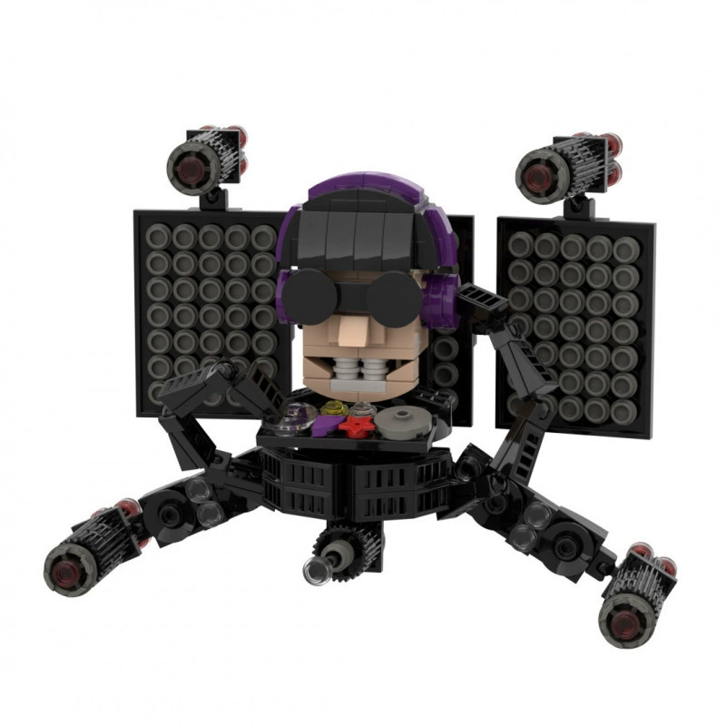 Toilet Man VS Monitor Man Toy Трансграничная игра Skibidi Toil Building Blocks DJ Titan Toilet Man NS915