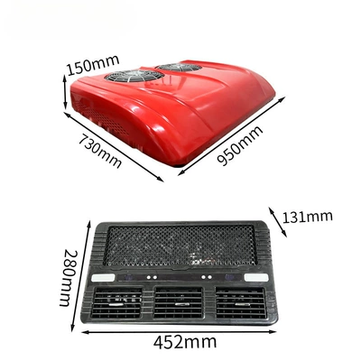 Automotive air conditioning – High-equipped vortex refrigeration truck truck - double-fan-red-eac002t2301-12v-default-dc