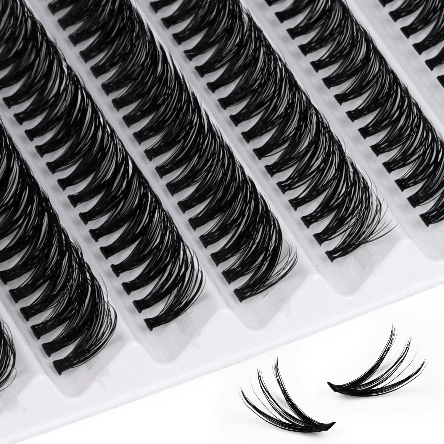 Capacious dense false eyelashes for extension, European style