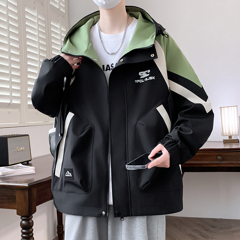 Teenagers Spring and Autum Vacation Two-Piece Jackets for Boys 13 Junior High School Students 14 Handsome Jackets 15 Years Old Older Boys' Clothing Teenagers Spring and Autum Vacation Two-Piece Jackets for Boys 13 Junior High School Students 14 Handsome Jackets 15 Years Old Older Boys' Clothing