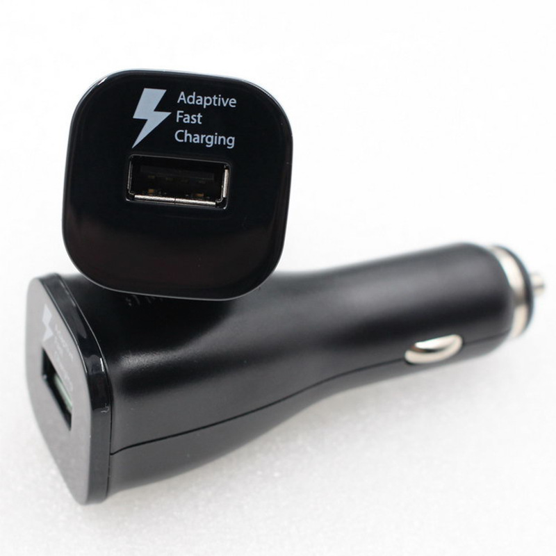 Applicable to Samsung original S6 fast charging single-port car charger single USB port 9V2A fast charging Universal