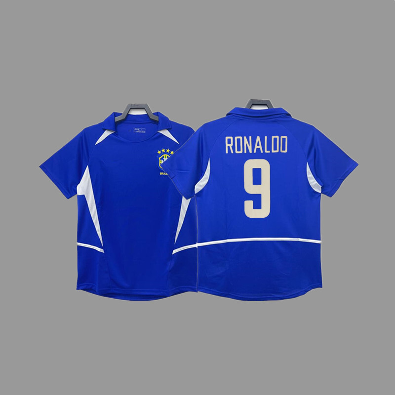 ブラジル レトロ ジャージ サッカー ユニフォーム ベイリーカ フロ ナルド リバウド カルロス デンガ ブランコ|undefined